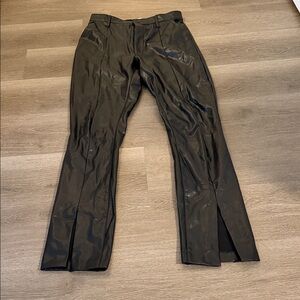 Abercrombie & Fitch Glossy Black Dress Pants